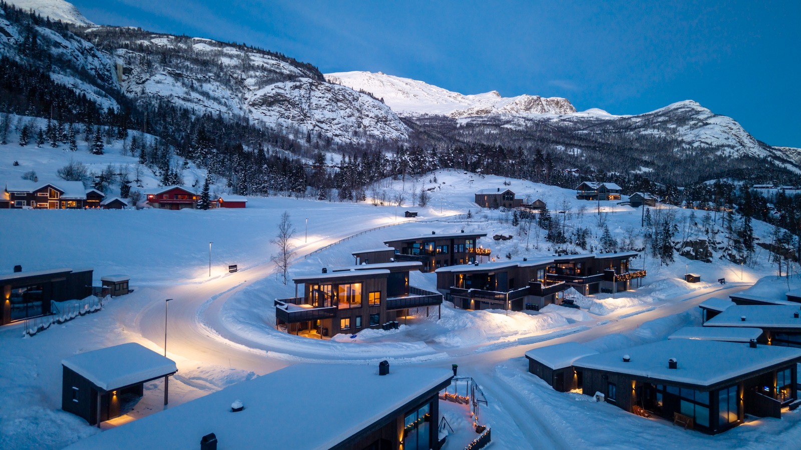 I Fridalen er det magisk i "blåtimen". Galleribilde