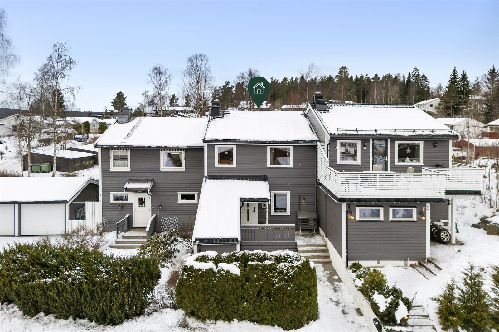 Velkommen til Måltrostveien 3 - Rekkehus i et populært boligområde i Våglia. Galleribilde