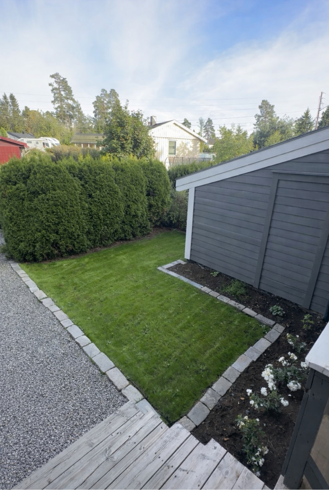 Privat bilde av inngangssiden. Galleribilde