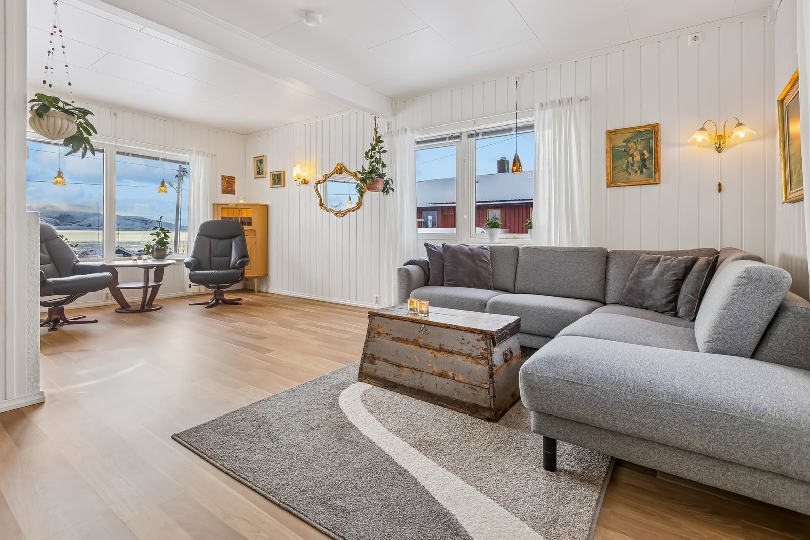 Enebolig i Lødingen som er renovert i perioden 2012-2019 Galleribilde