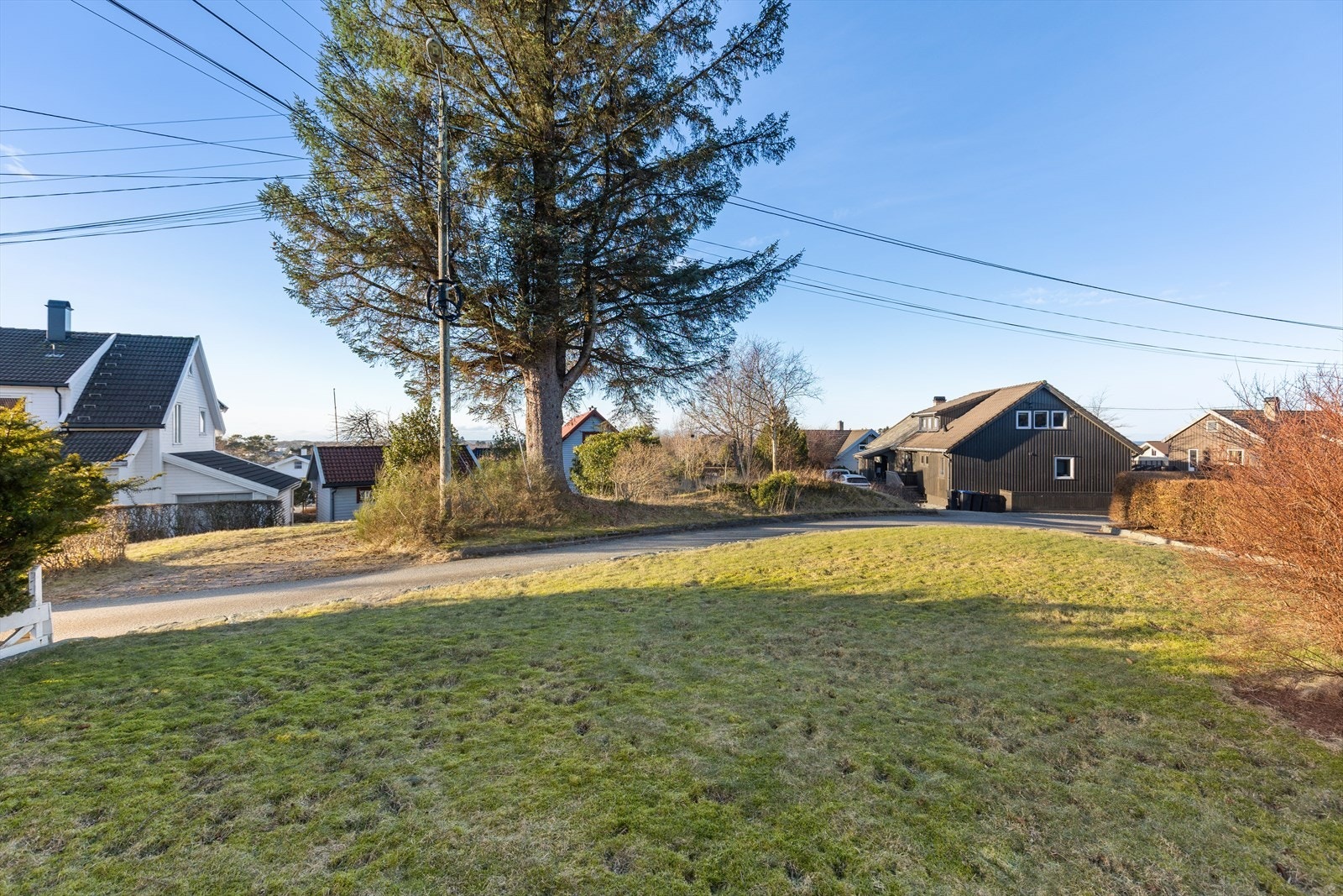 Vestvendt tomt. Galleribilde