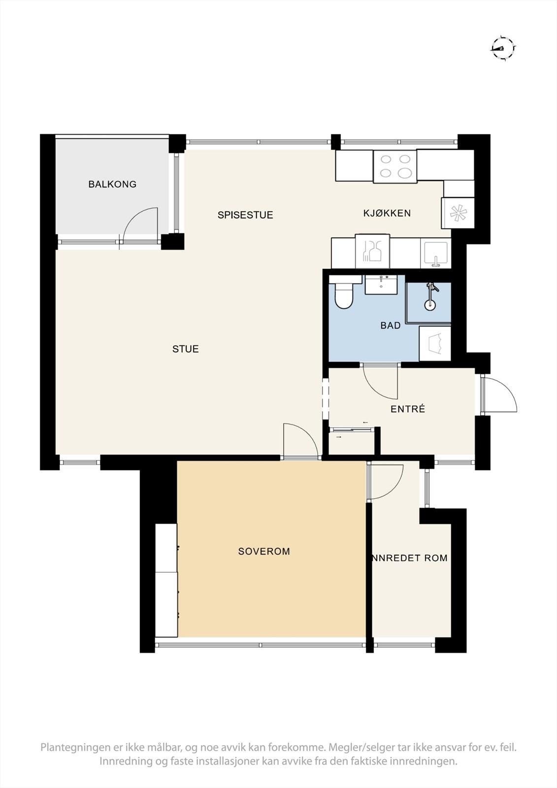 Plantegning Galleribilde