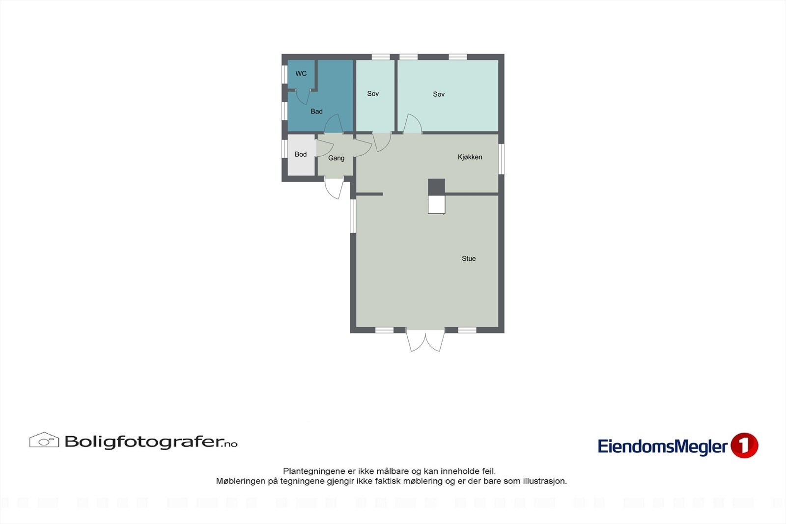 Plantegning Galleribilde