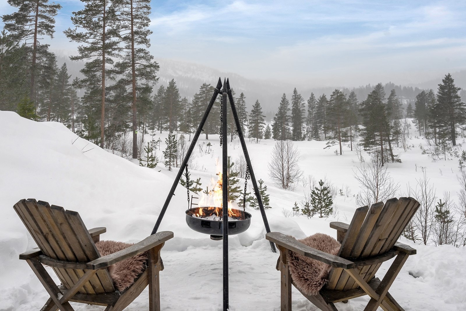 en fantastisk hytte med herlig beliggenhet midt i naturens ro Galleribilde