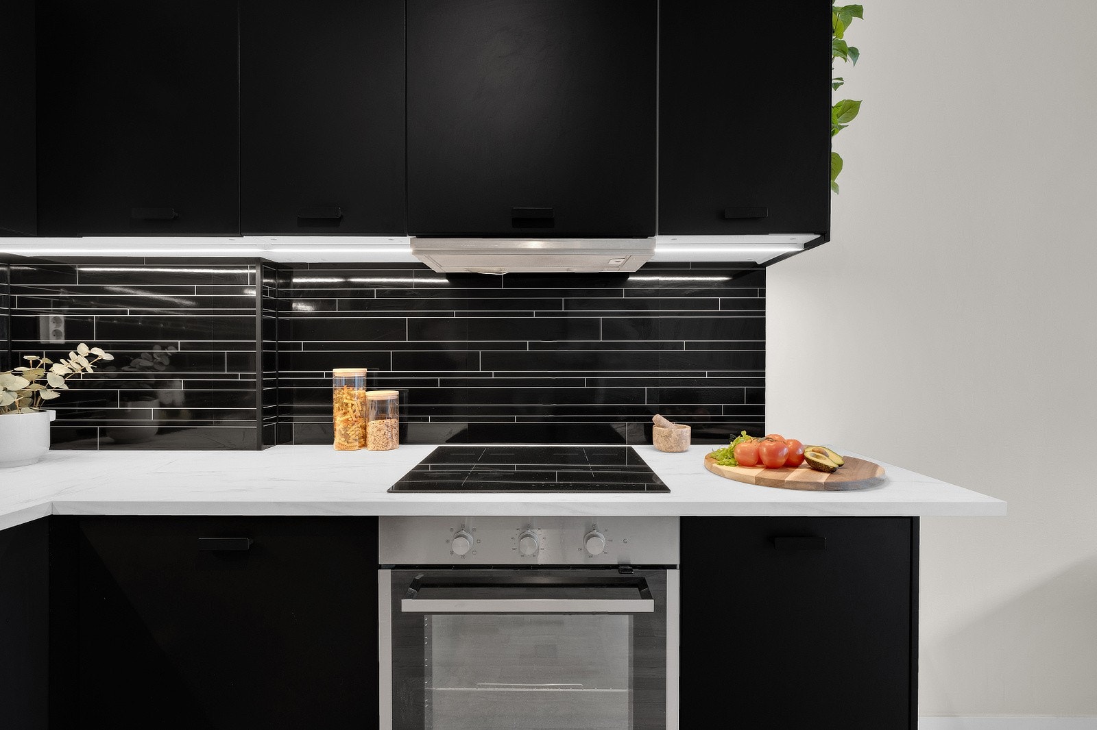 Avtrekk skjer via kjøkkenventilator tilkoblet felles anlegg Galleribilde