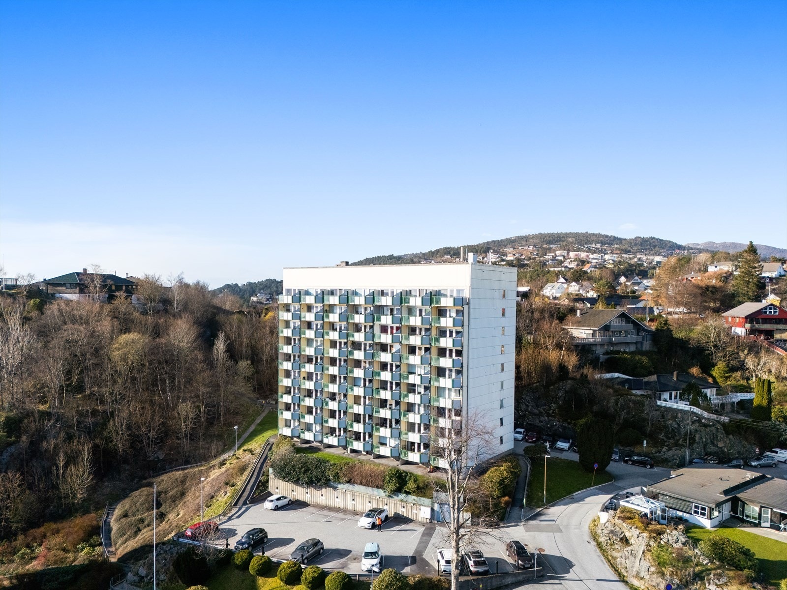 Leiligheten ligger i 6.etasje. Galleribilde