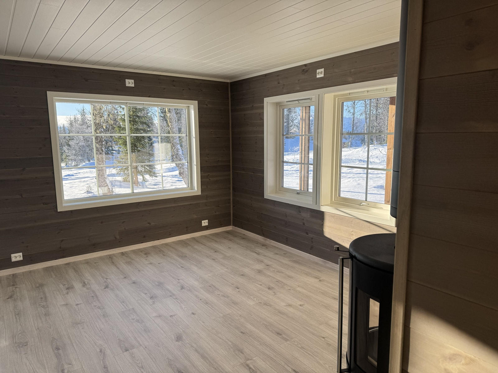 Godt lysinnslipp i stue Galleribilde