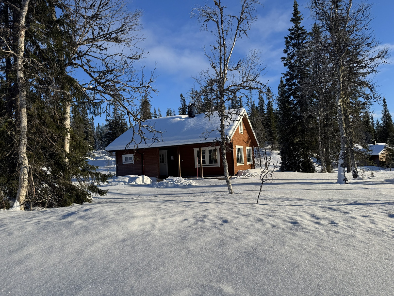 Hytta utvendig Galleribilde