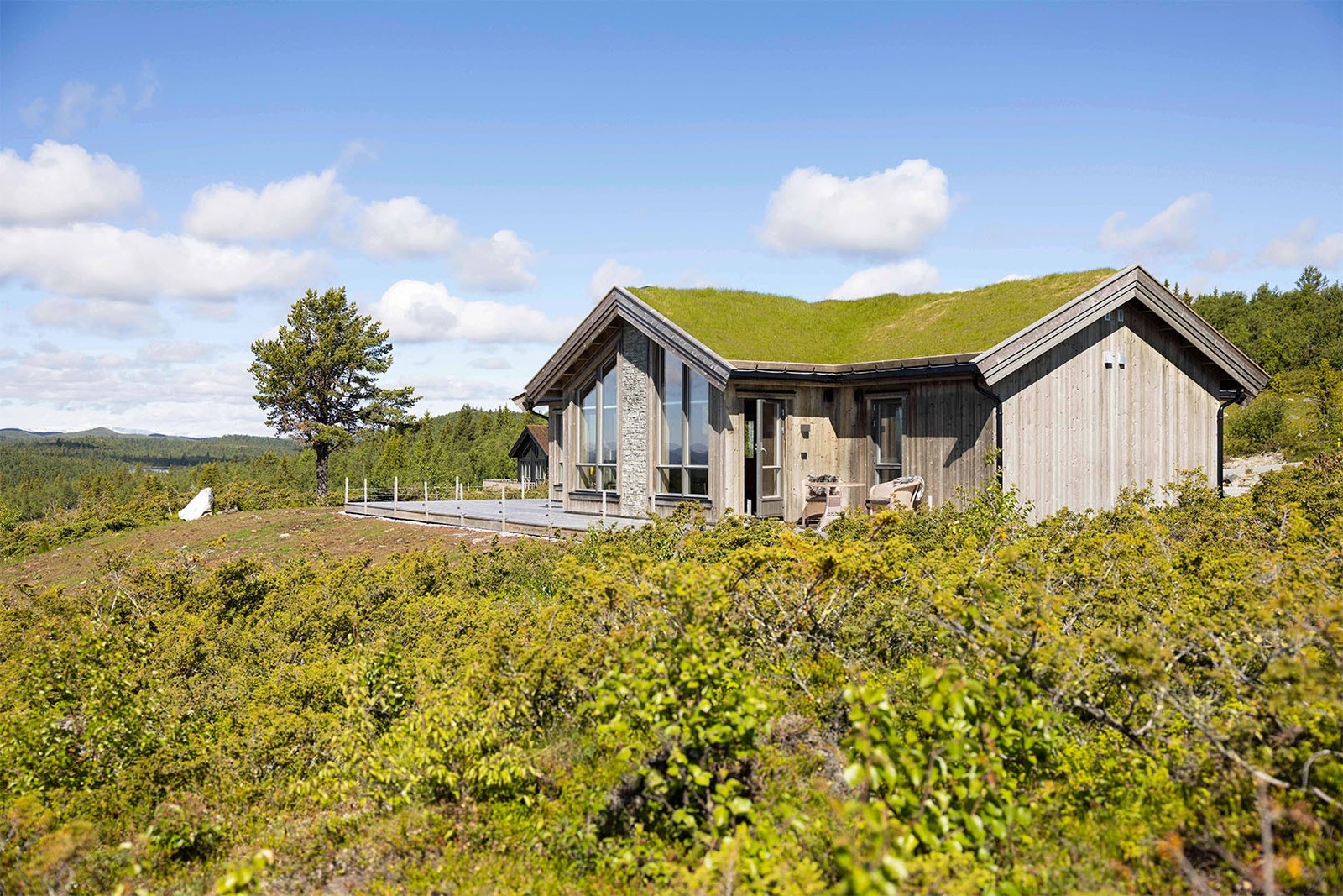 Bilde fra en eksisterende Tinde hytte på feltet Galleribilde