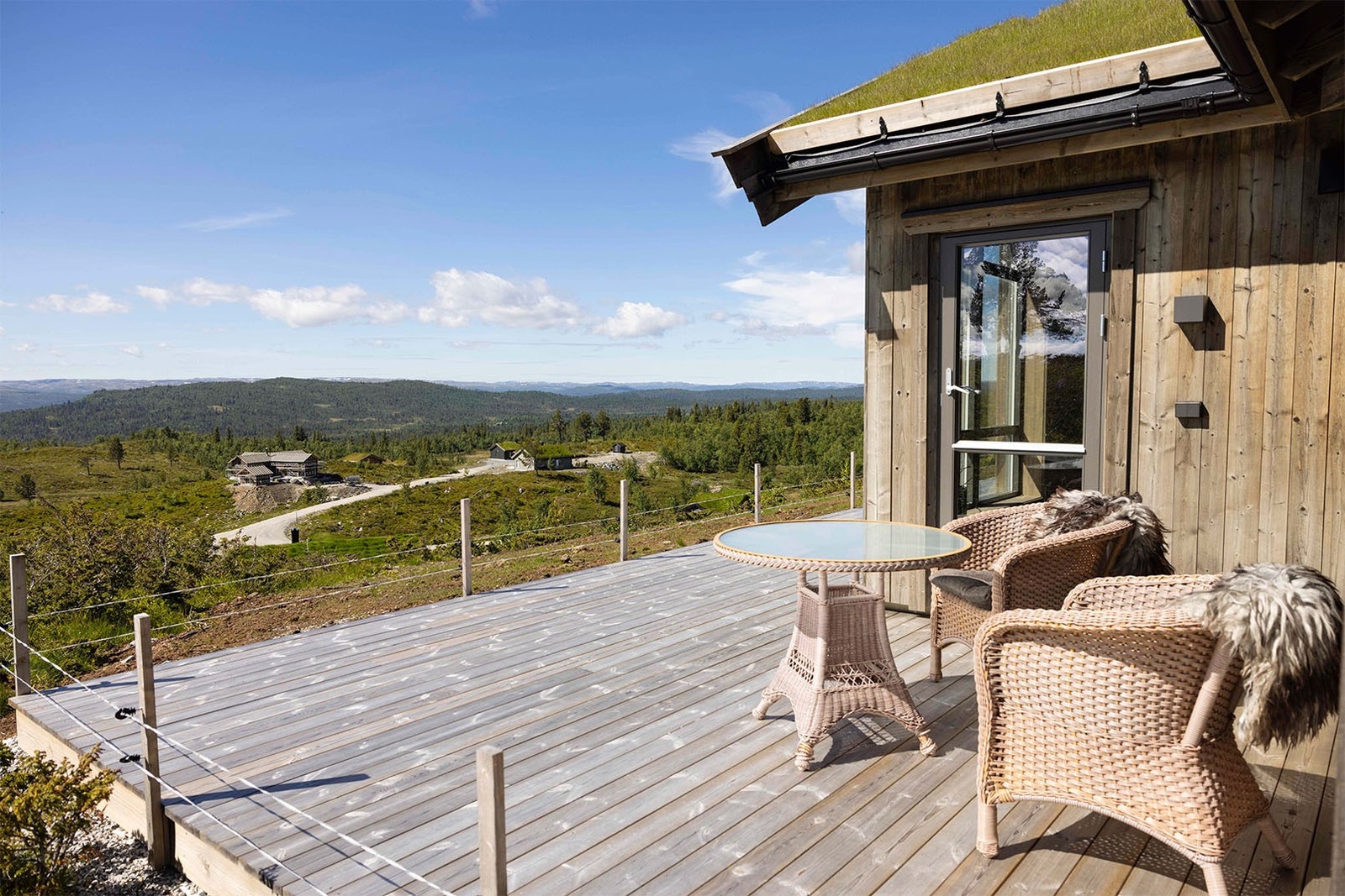 Bilde fra en eksisterende Tinde hytte på feltet Galleribilde