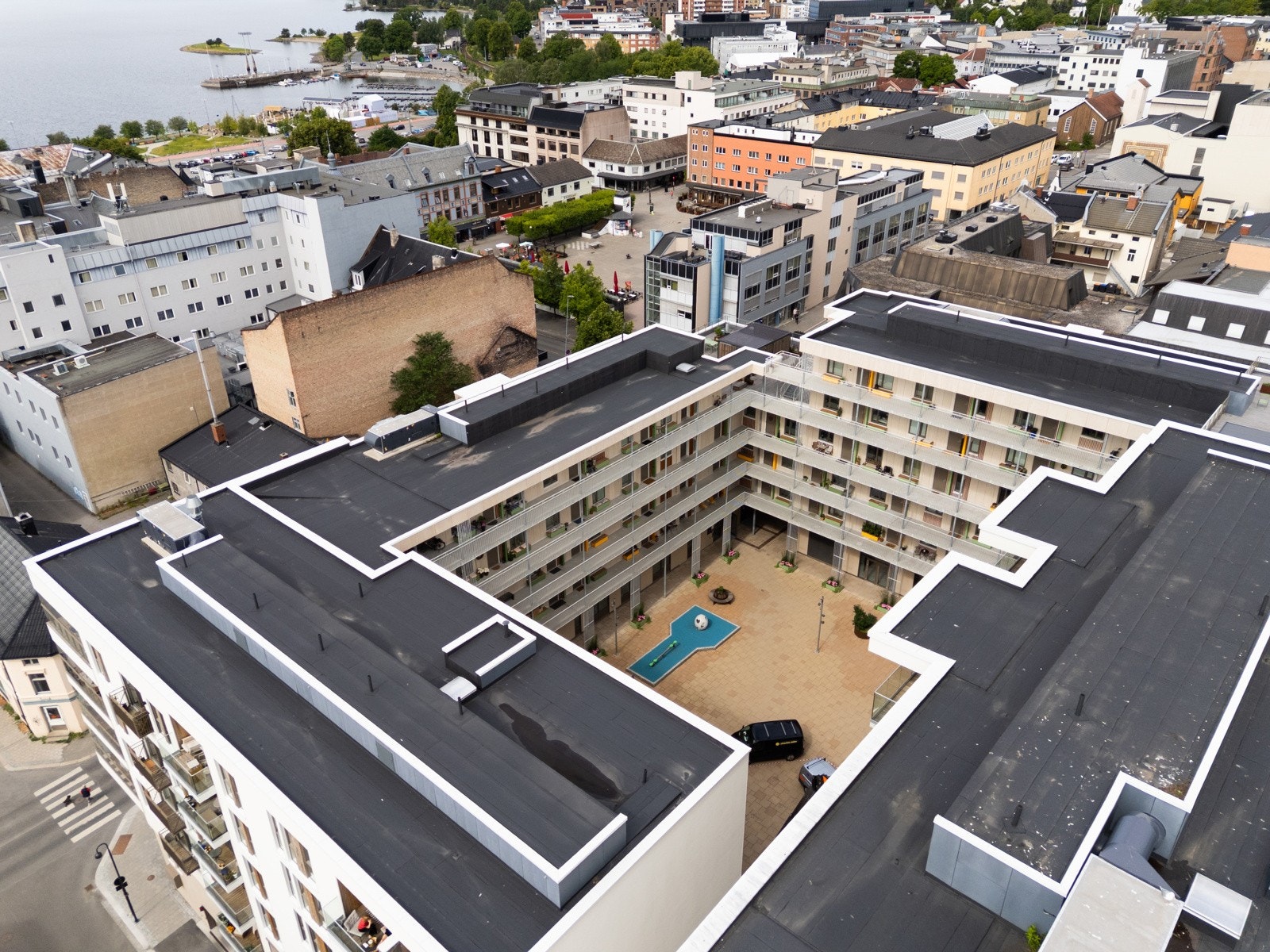 Dronefoto Galleribilde