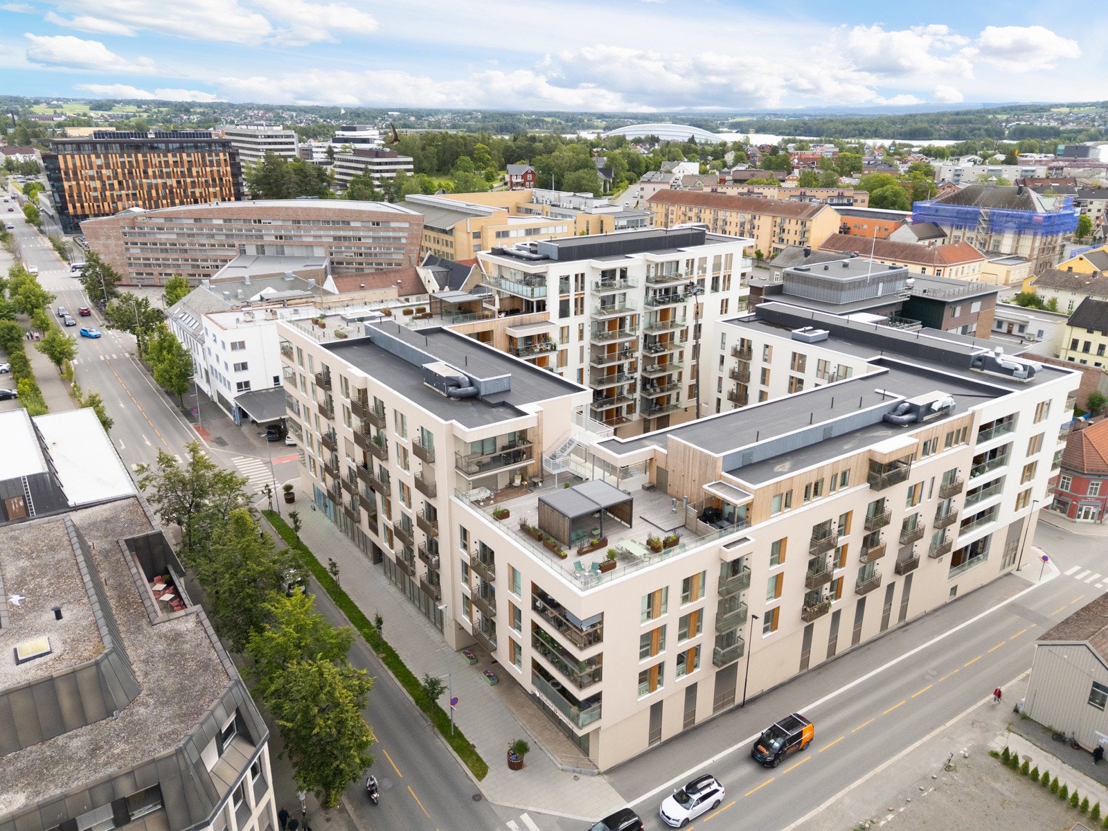 Dronefoto Galleribilde