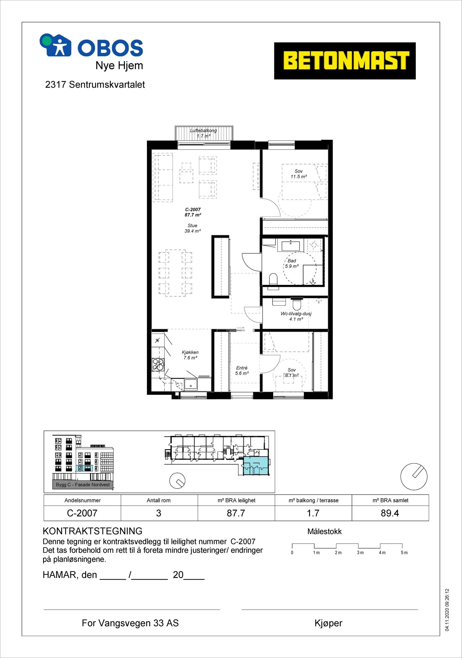 Plantegning Galleribilde