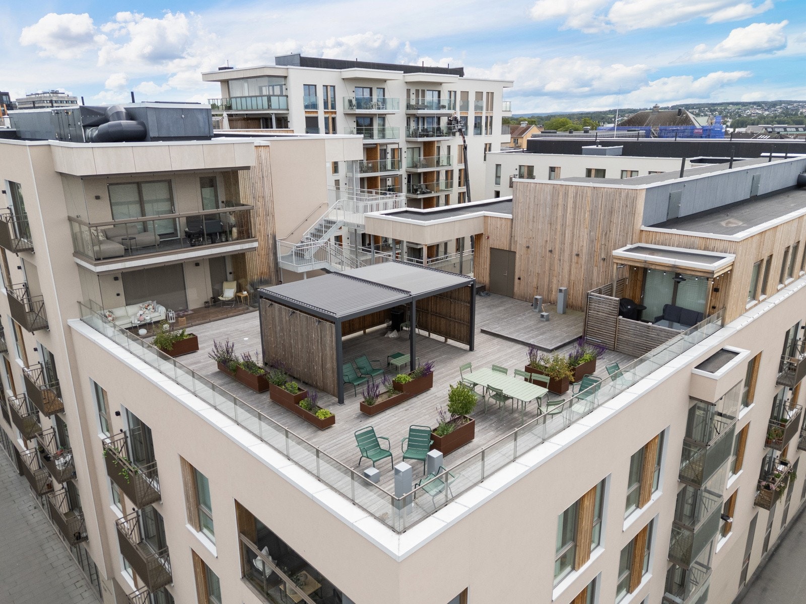 Dronefoto Galleribilde