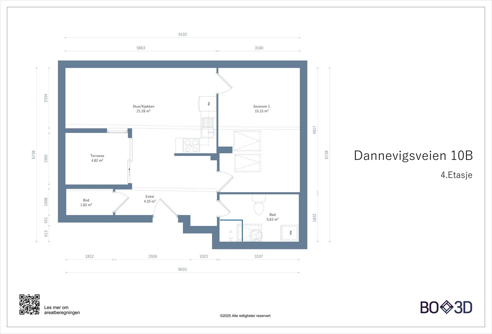 Plantegning Galleribilde