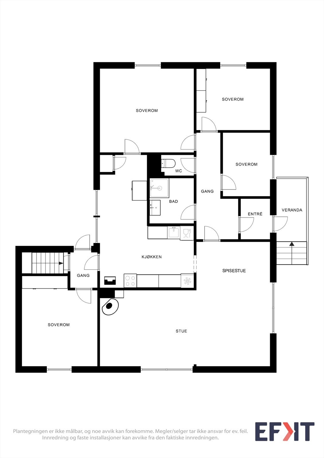 Planskisse - hovedplan Galleribilde