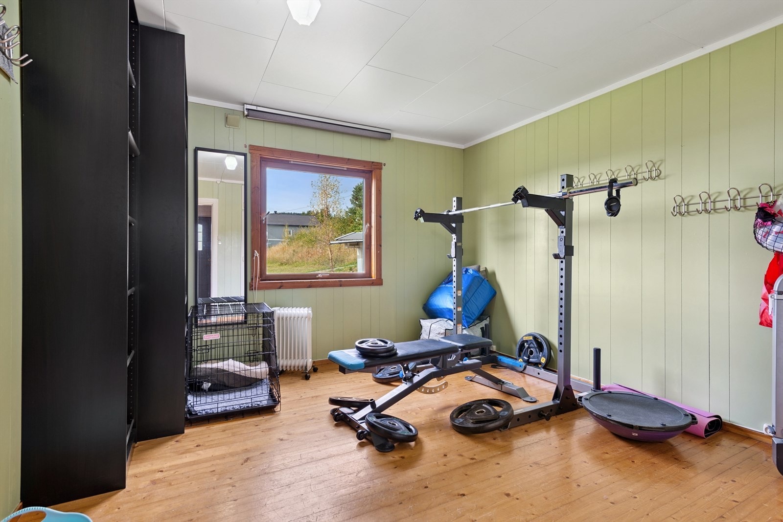 Soverom 4 er i dag disponert som et praktisk treningsrom! Galleribilde
