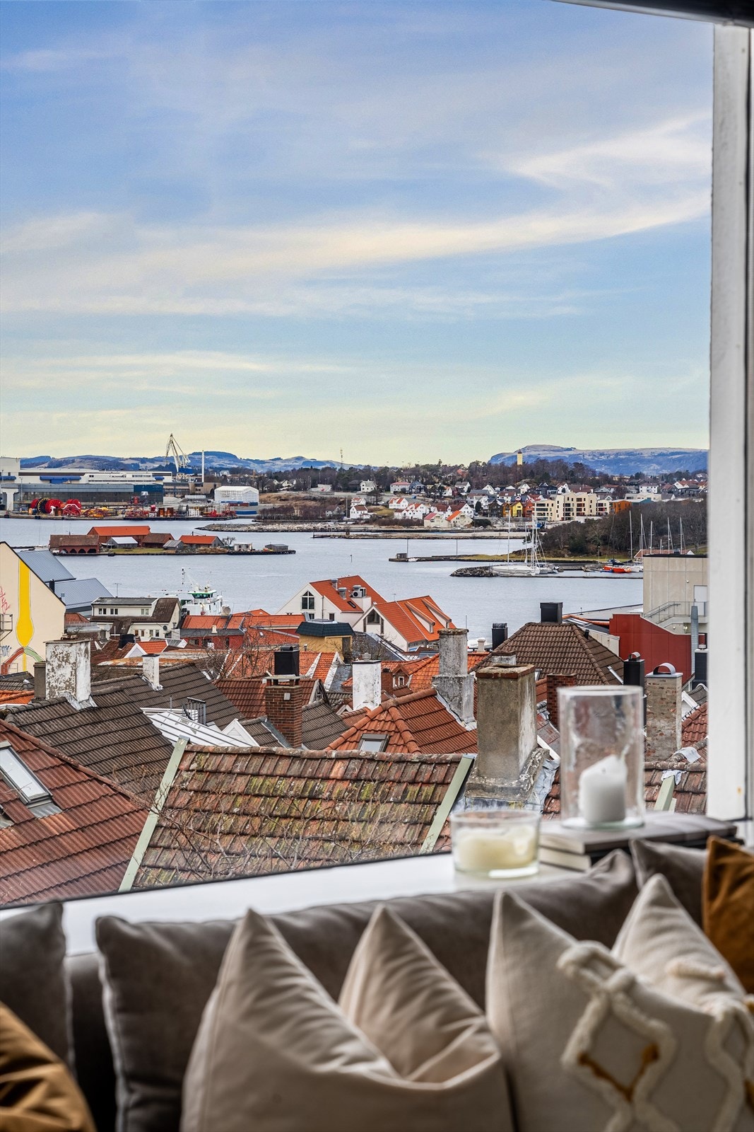 Nydelig utsikt mot innseilingen. Galleribilde