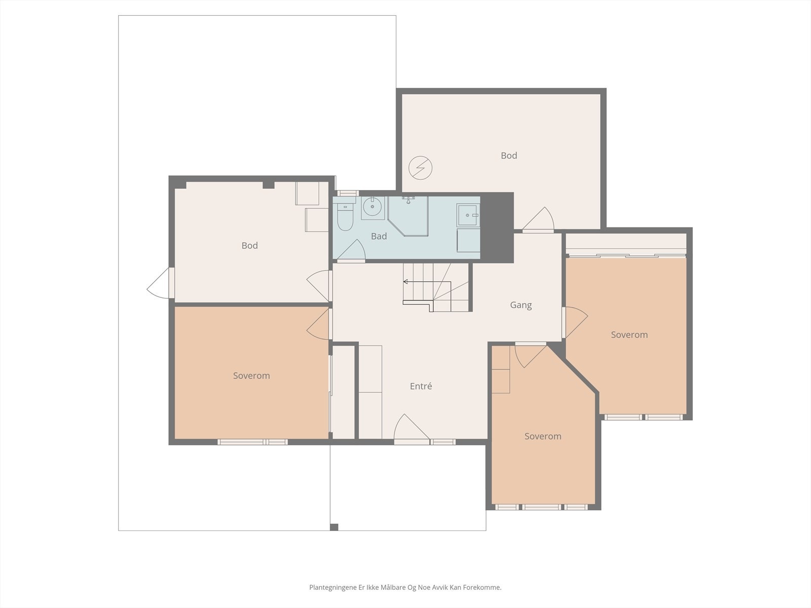Plantegning 1. etg. Galleribilde