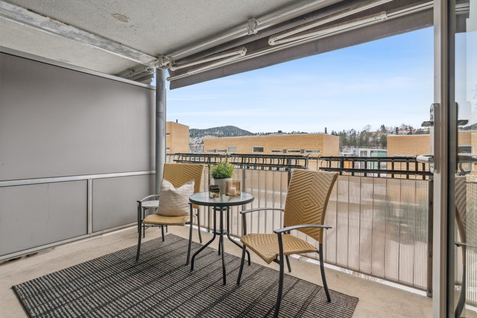 Gode solforhold på terrassen Galleribilde