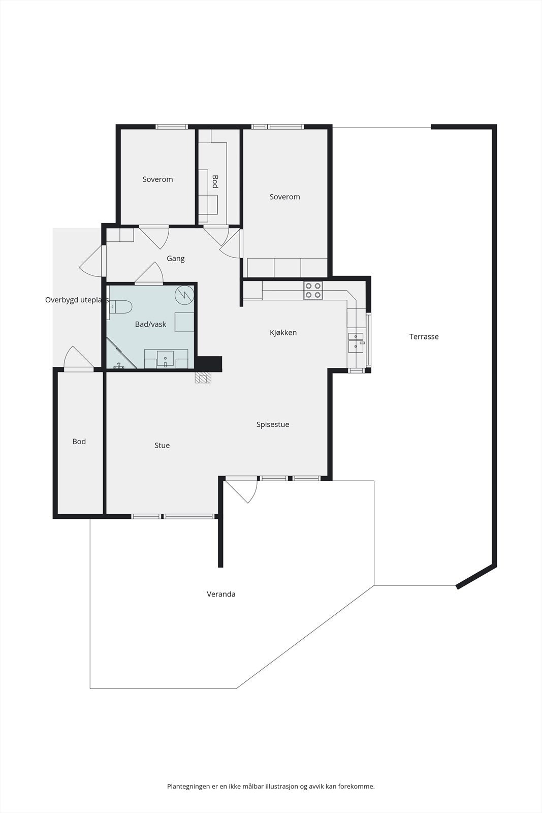 Plantegning Galleribilde