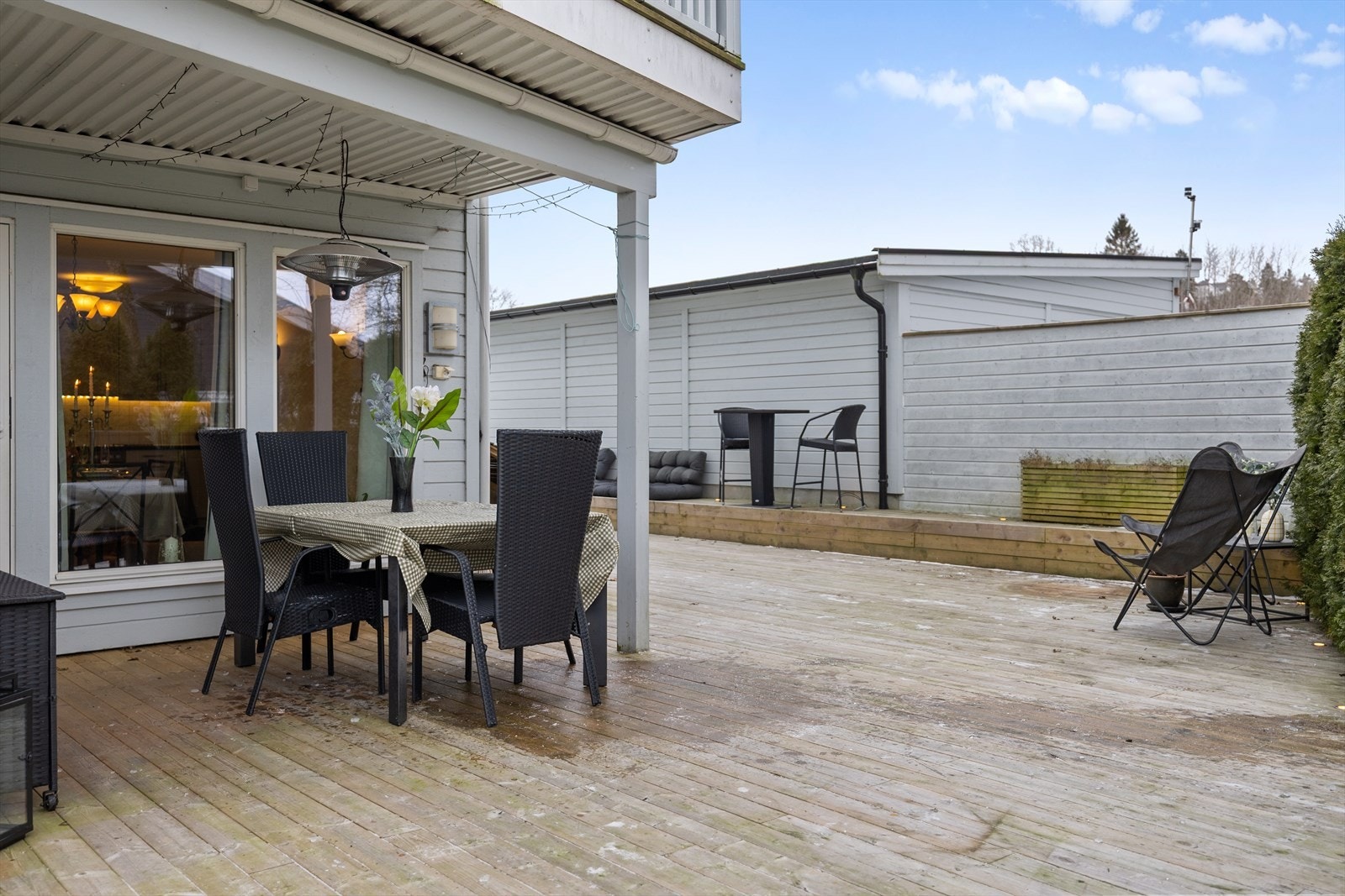 Her kan man invitere til grillfest med venner og familie. Galleribilde