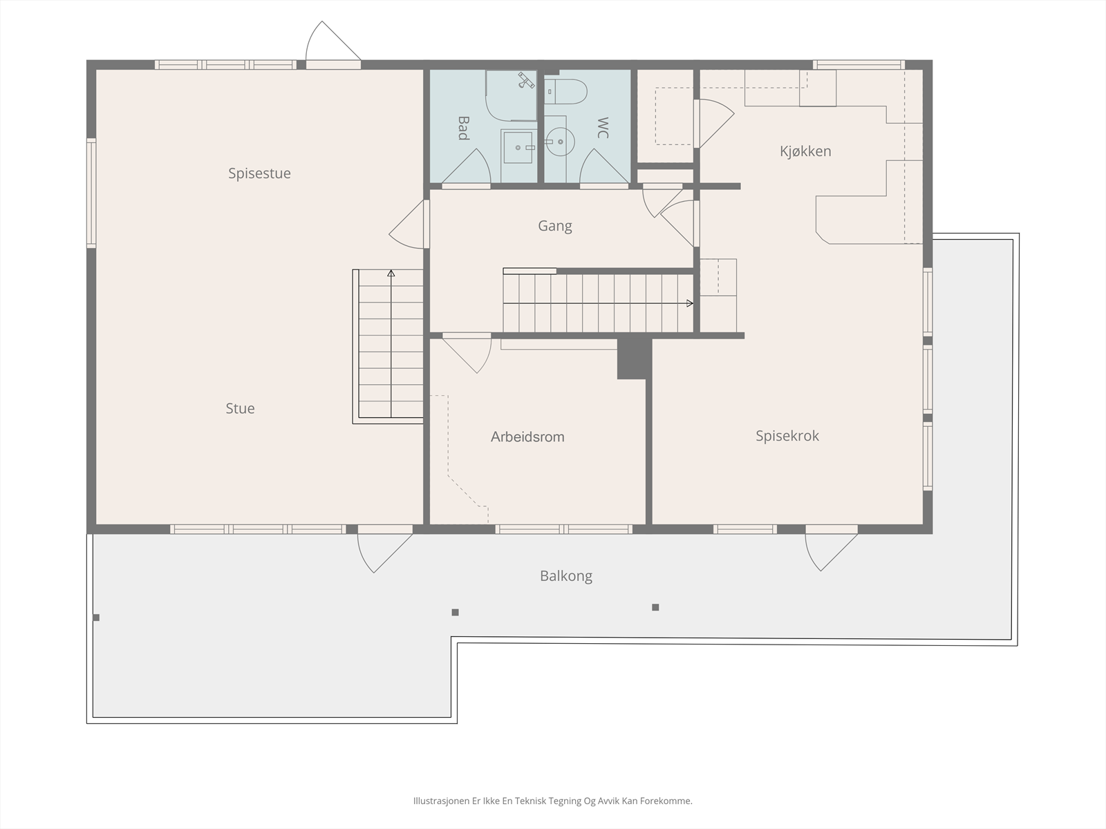 Plantegning 2.etasje. Galleribilde