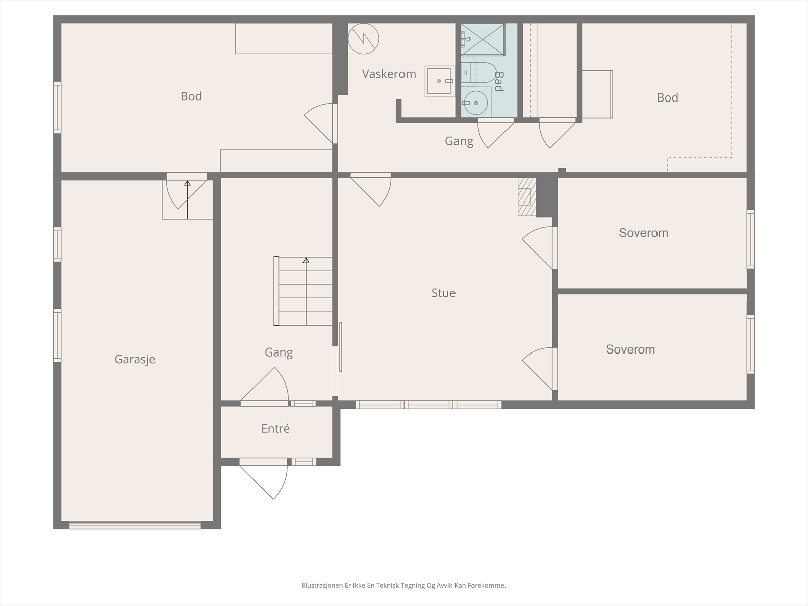 Plantegning 1.etasje. Galleribilde