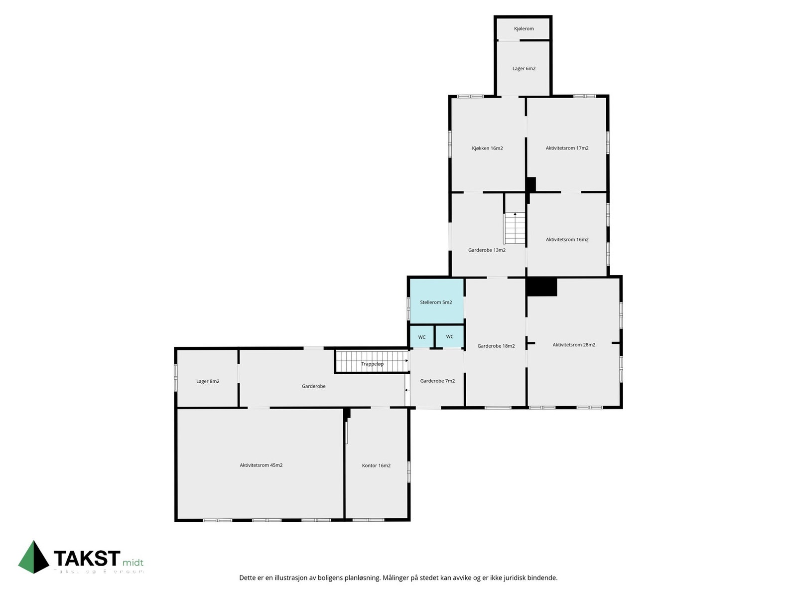 Planskisse hovedplan. Galleribilde