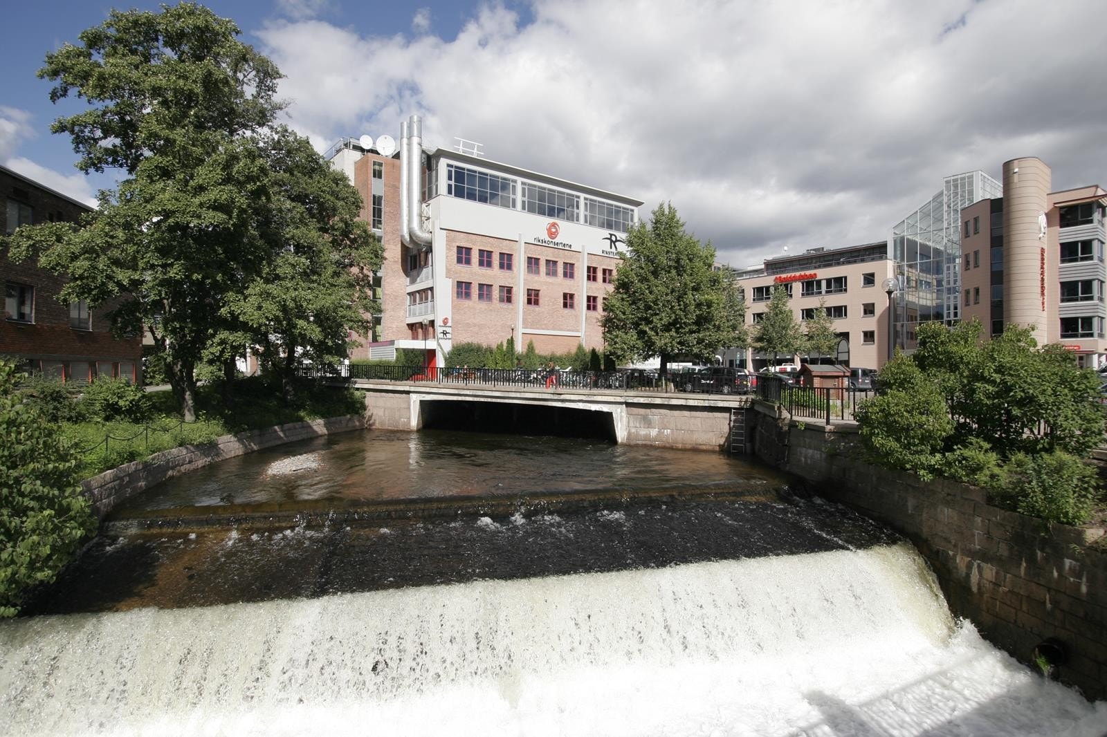 Nydalen og Akerselva ligger en liten gåtur fra leiligheten Galleribilde