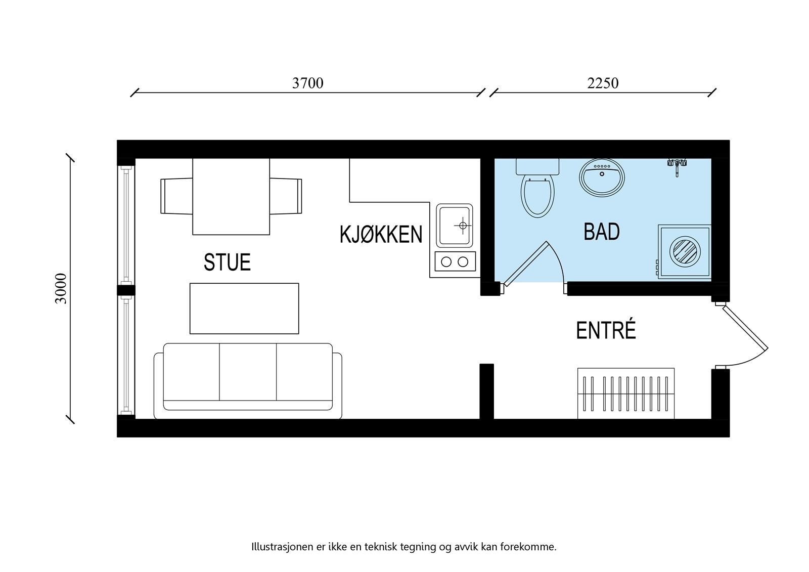 Plantegning Galleribilde