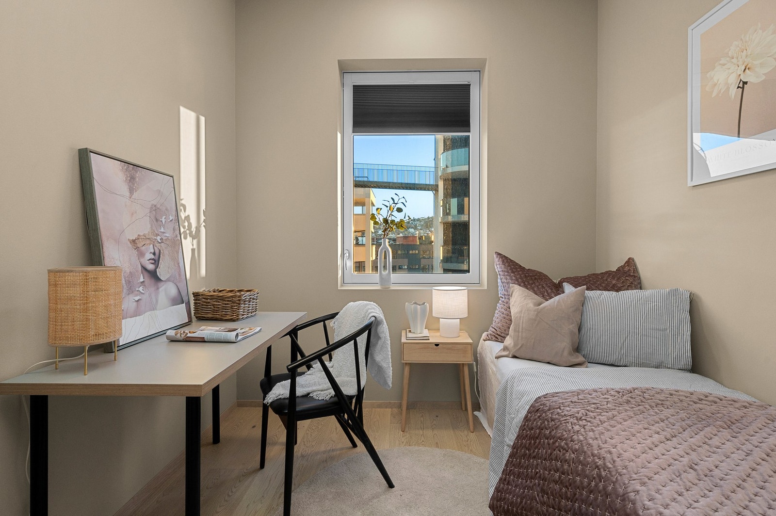 Det andre soverommet er på 7,5 kvm. Galleribilde