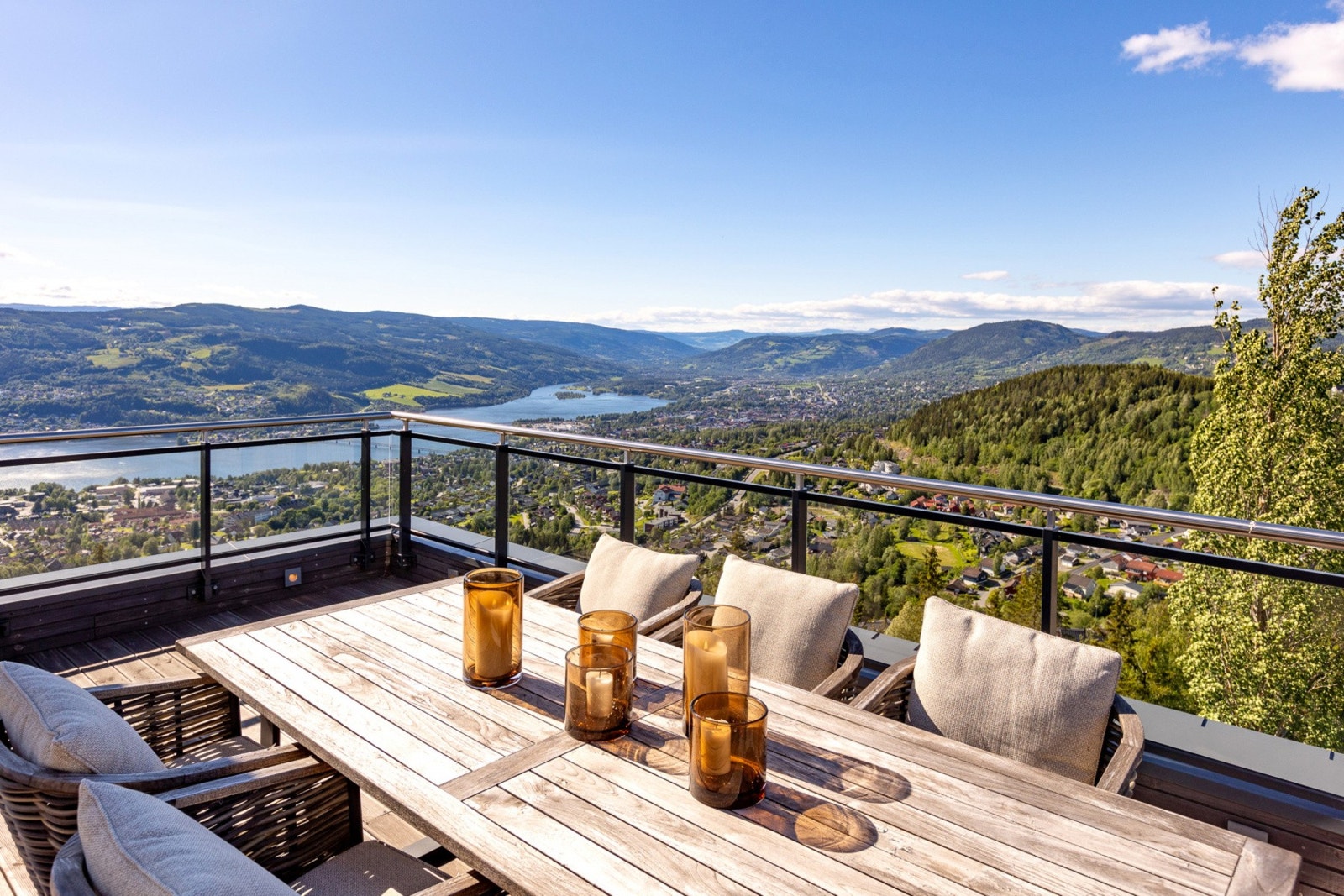 Kan det bli bedre utsikt over Lillehammer? Galleribilde