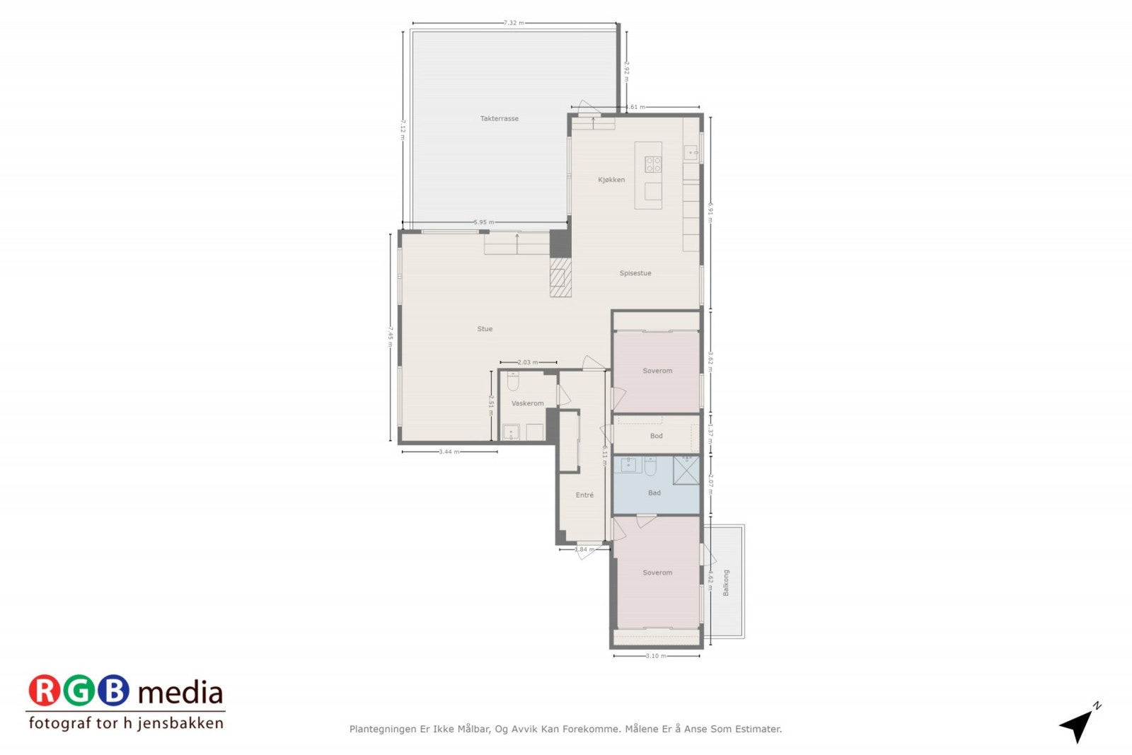 Plantegning Galleribilde