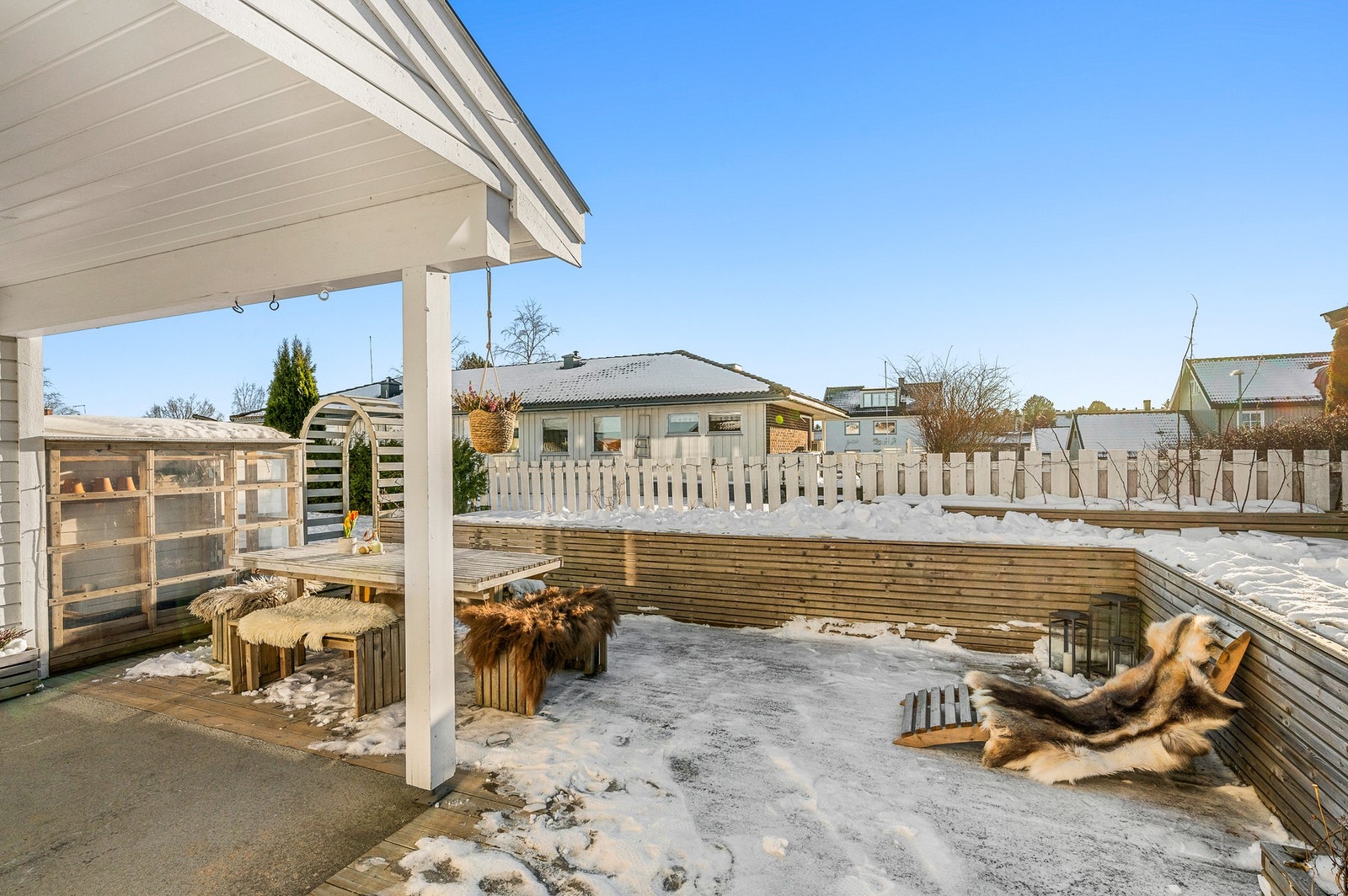 Her er det god plass til flere sittegrupper. Galleribilde