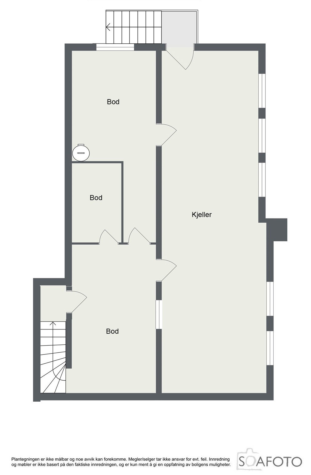 Planløsning kjeller Galleribilde