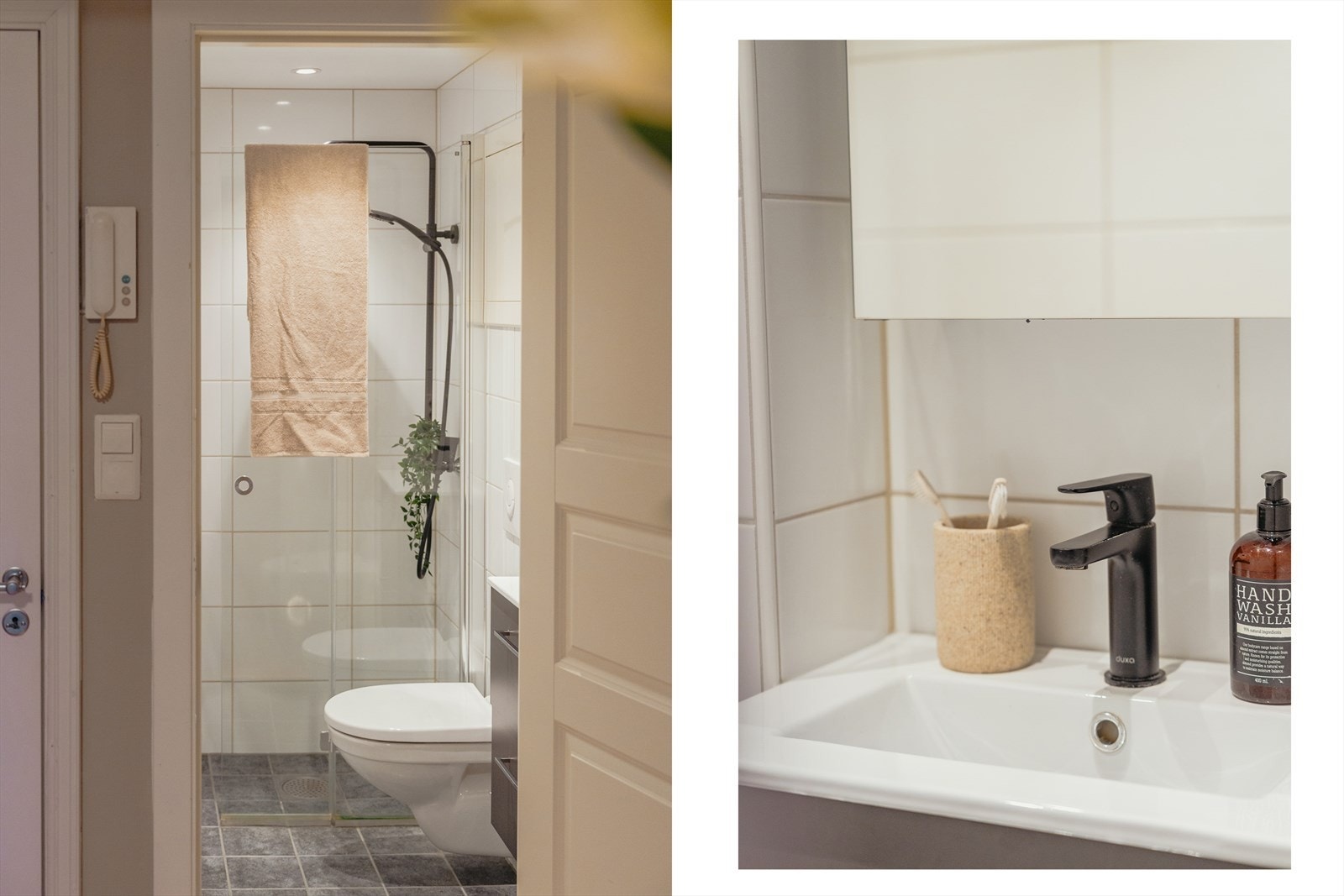 Det er selvfølgelig varmekabler i gulv og rør-i-rør system. Galleribilde