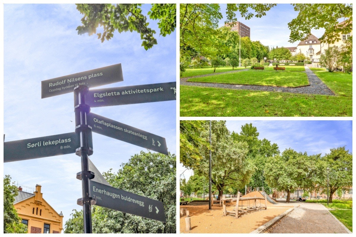 I nærheten er Rudolf Nilsens plass Galleribilde