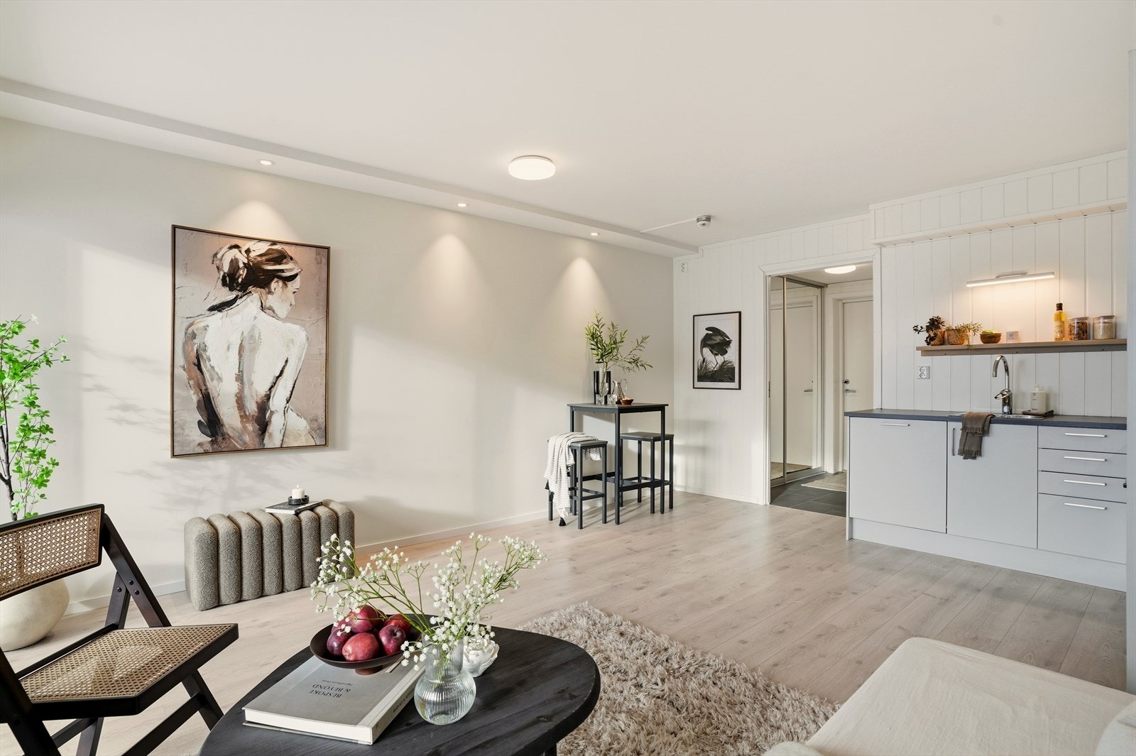 Åpen planløsning stue/kjøkken. Galleribilde