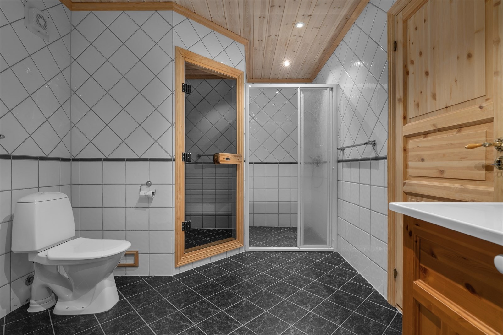 Adkomst til badstue. Galleribilde