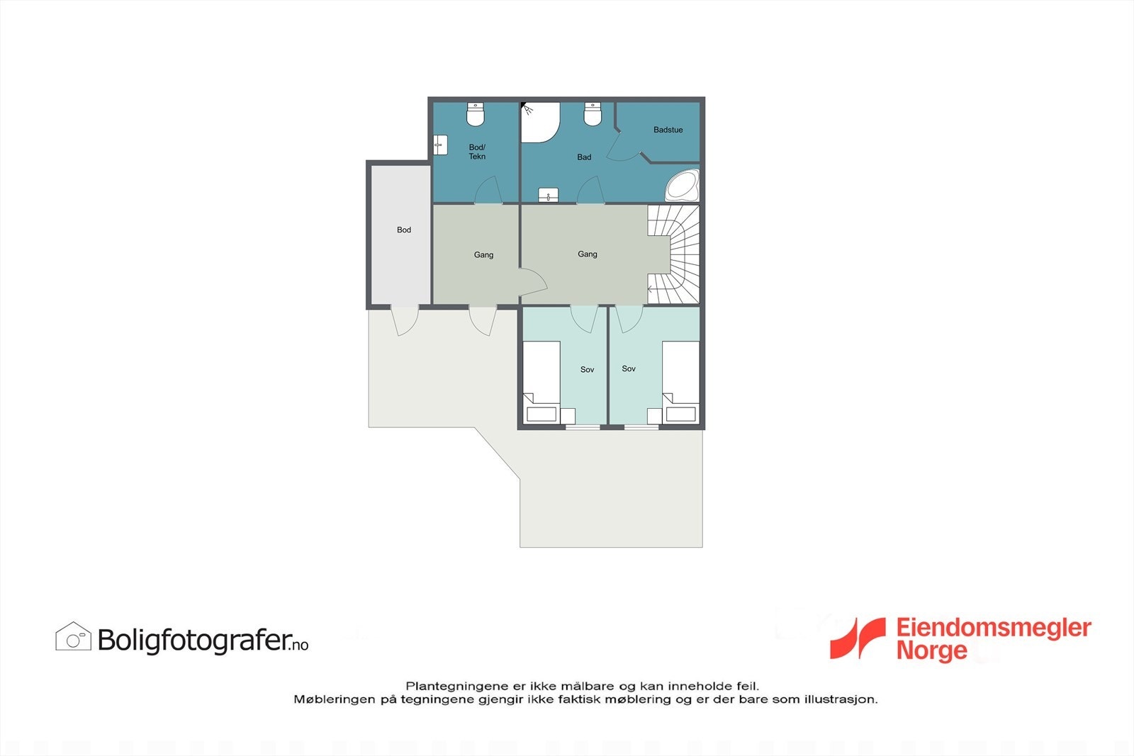 Plantegning 1. etasje Galleribilde