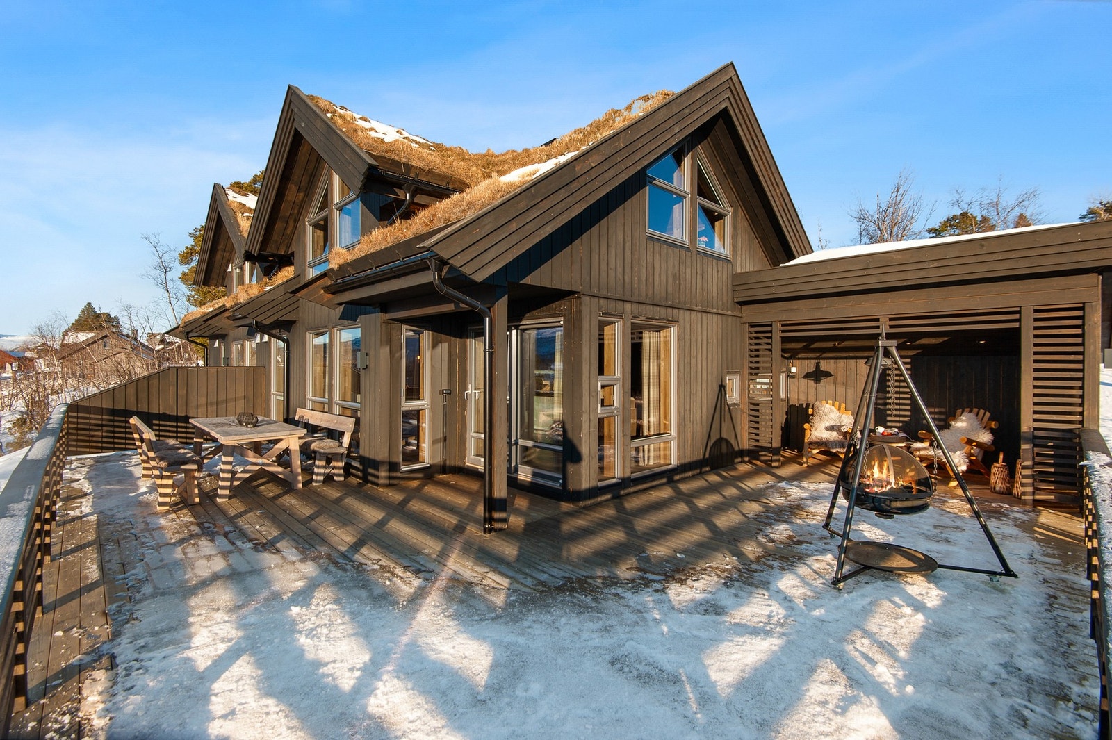 Her kan du nyte den fantastiske sol-/utsiktforhold. Galleribilde