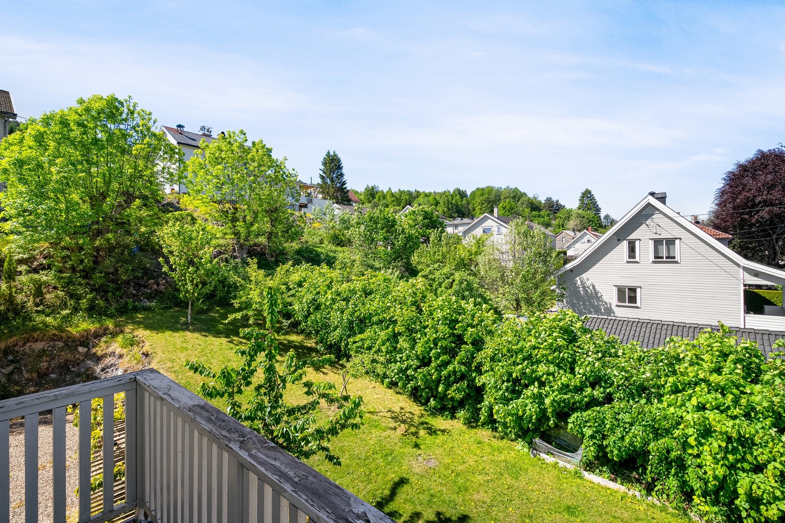 Her har man fin utsikt ut over det grønne. Galleribilde