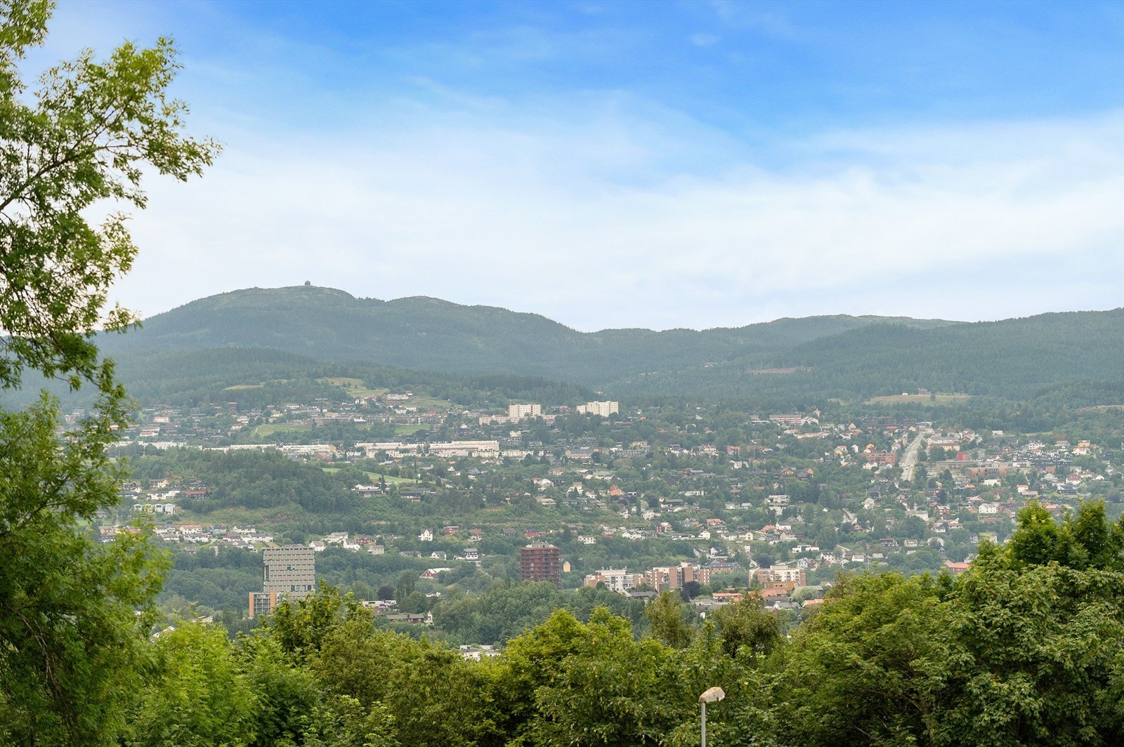 Utsiktsbilde mot vest. Galleribilde