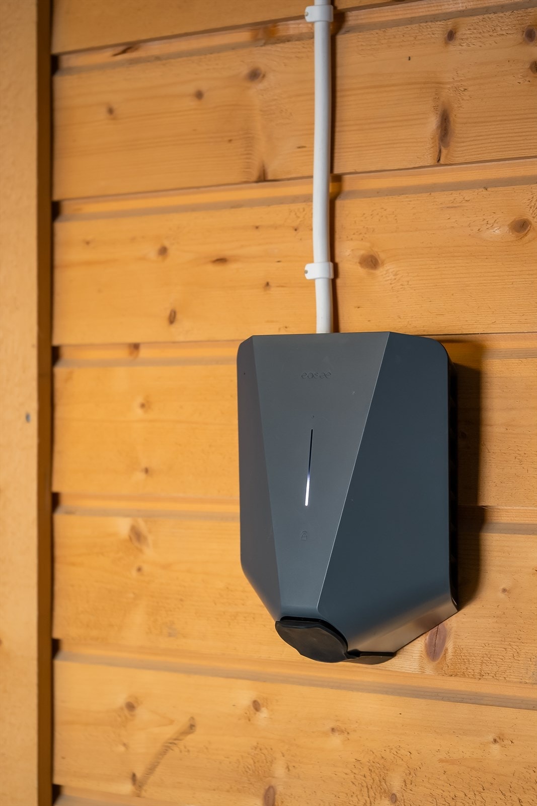 Her er det også montert el-bil lader. Galleribilde