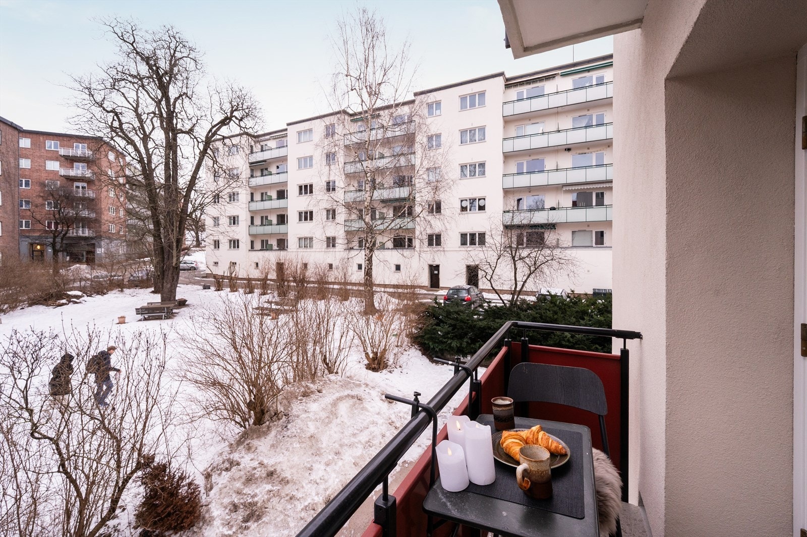 Hyggelig utsikt mot fellesområder. Galleribilde