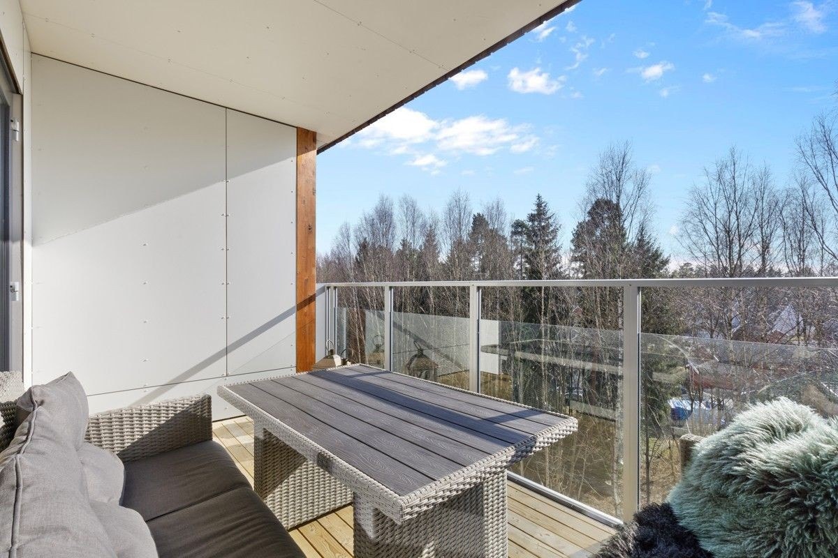 Plass til utemøblement og grill Galleribilde