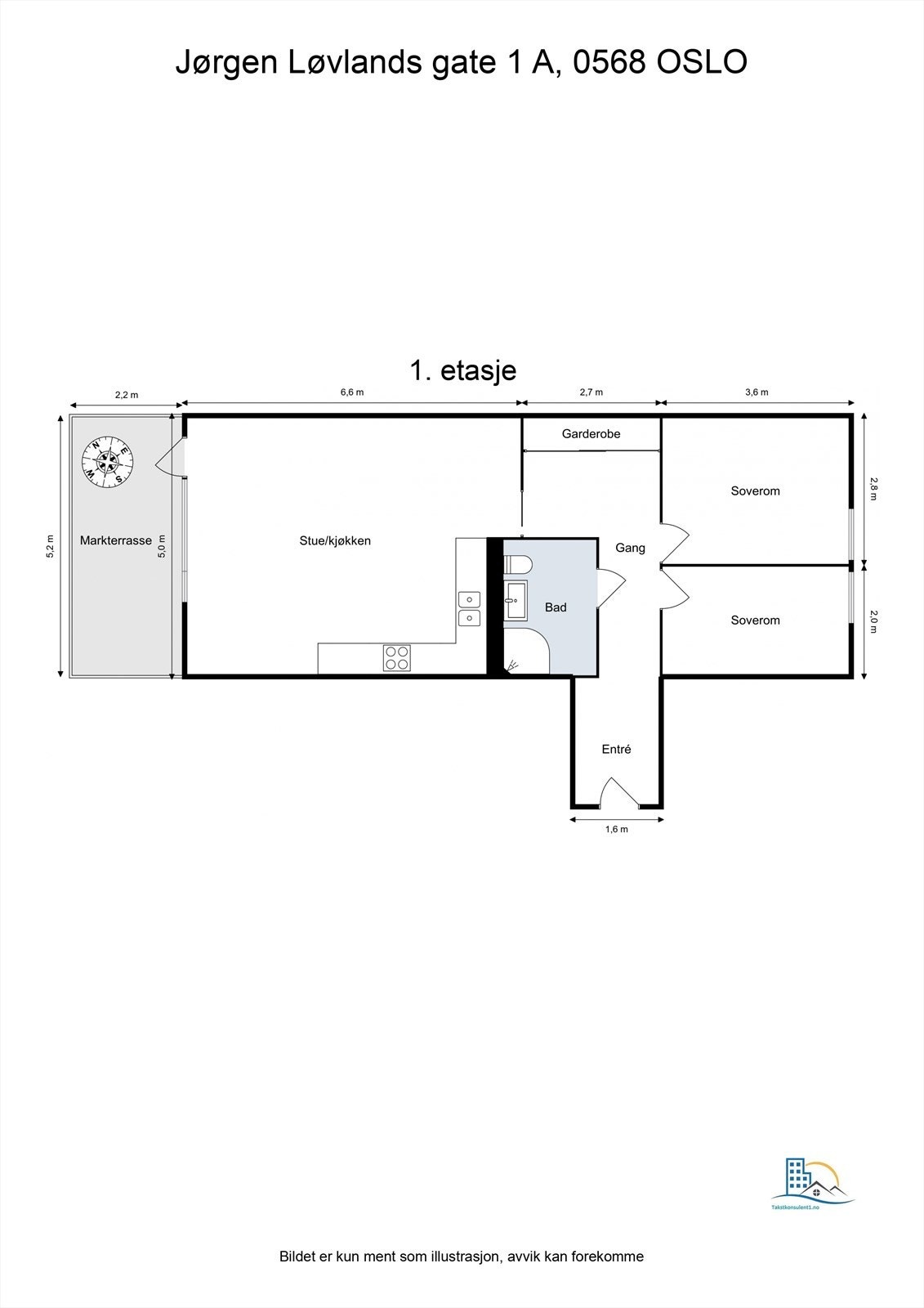 Plantegning til orientering. Galleribilde