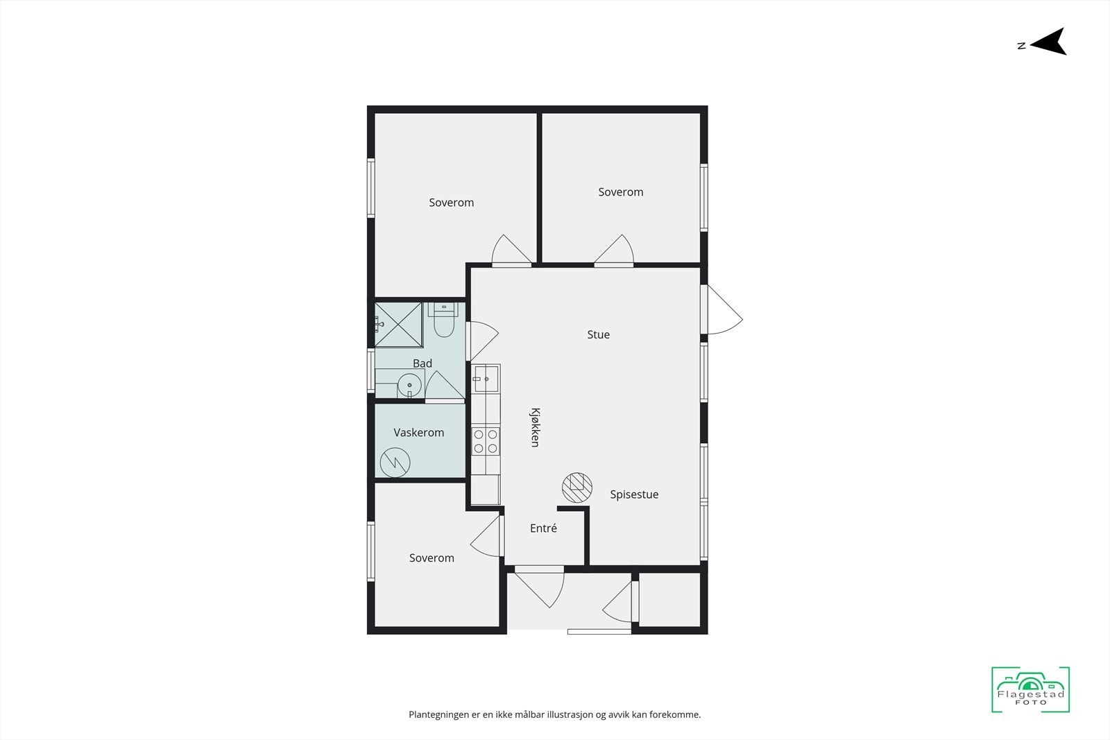 Plantegning Galleribilde