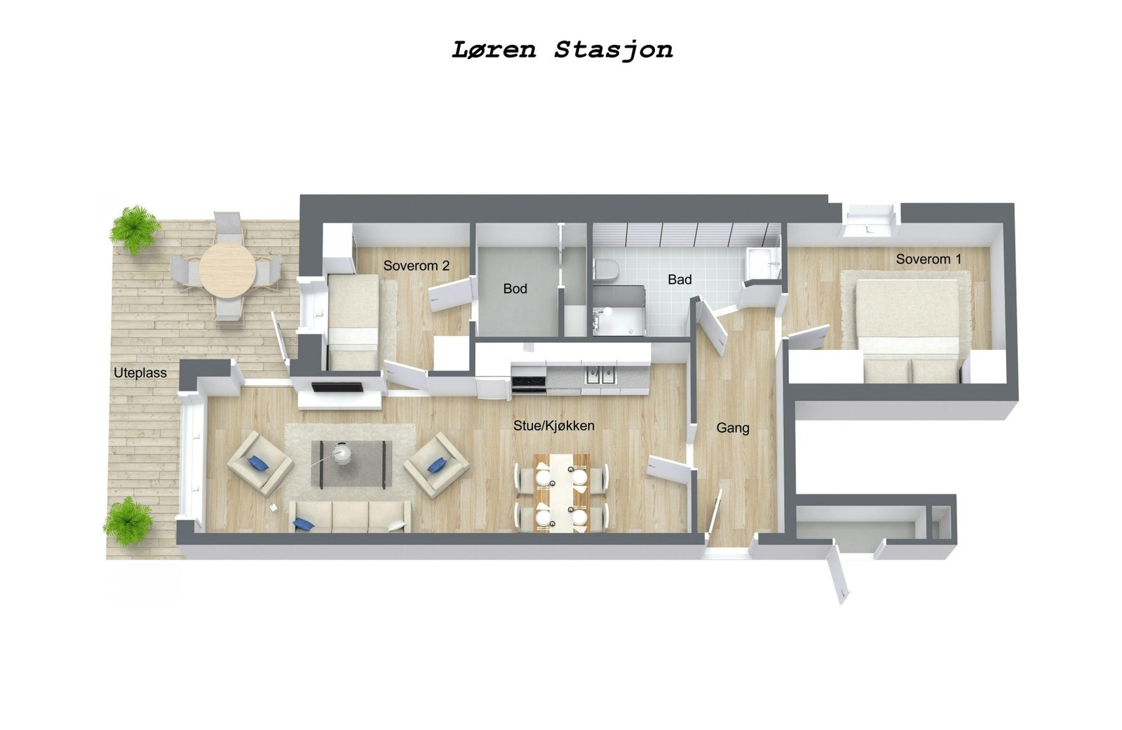 Plantegning leil. 405 Galleribilde